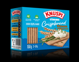 Knuspi Crispbread 150g Příchuť: Fitness