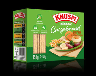 Knuspi Crispbread 150g Příchuť: Jarní zelenina