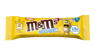 M&M's Hi-Protein Bar 51g Příchuť: Arašídy