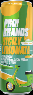 ProBrands BCAA Drink 330ml Příchuť: Sicily Limonata (Citron) - Min. trvanlivost do 20/1/2024