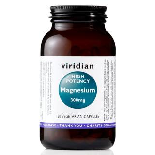 Viridian High Potency Magnesium 300 mg - 120 kapslí