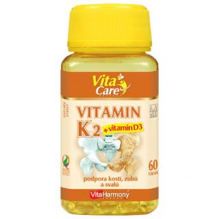 VitaHarmony Vitamin K2 100 µg + D3 25 µg - 60 tobolek