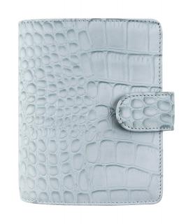 Diář Filofax Classic Croc | Pocket Silver mist