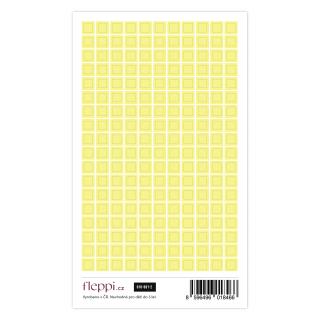 Limitovaná color coding kolekce | pastelově žlutá – čtverečky