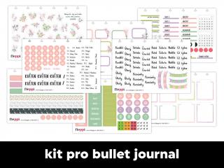 Měsíční samolepkový kit - bullet journal | Květen 2022