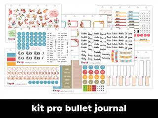 Měsíční samolepkový kit - bullet journal | Říjen 2022