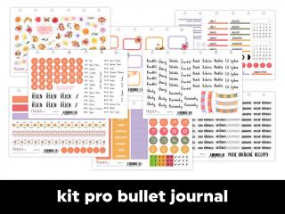 Měsíční samolepkový kit - bullet journal | Říjen 2023