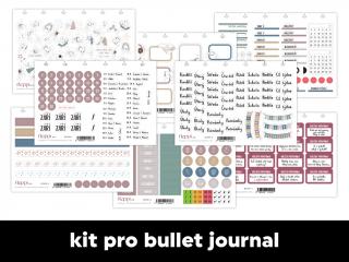 Měsíční samolepkový kit - bullet journal | Září 2023