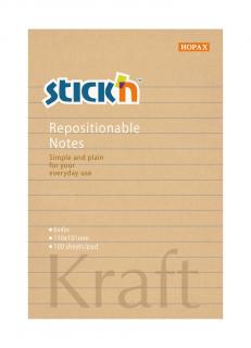 Samolepicí bloček Hopax Stick'n Kraft | 150x101 mm, 100 listů