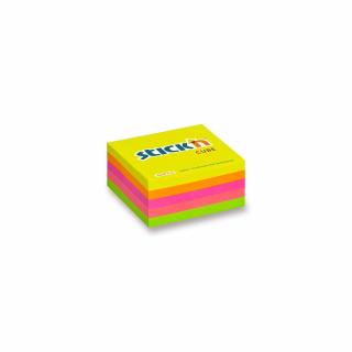 Samolepicí minibloček Hopax Stick'n Neon Žlutá | 51x51 mm, 250 listů