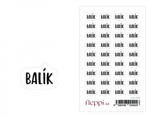 Samolepky Balík