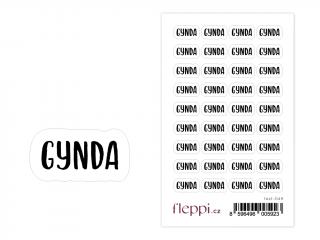 Samolepky Gynda