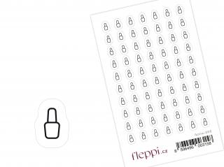 Samolepky ikonky – nehty
