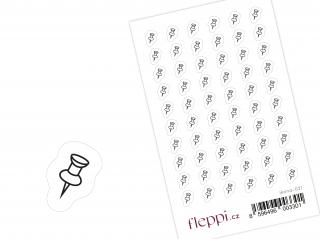 Samolepky ikonky – Špendlík