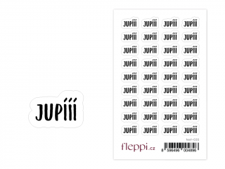 Samolepky Jupííí
