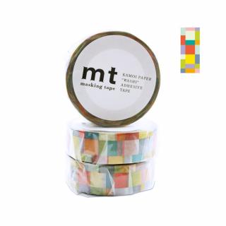 Washi páska Mosaic Bright | 15mm x 10m