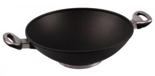 EXCELENT ručně litá titan diamantový Wok HARECKER 32 cm