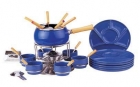 fondue EVA modrá blu lucido 29 dílů 070632