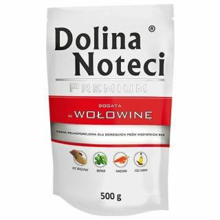 DOLINA NOTECI PREMIUM hovězí s rýží kapsička pro psy 500 g