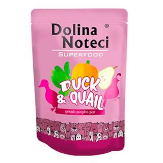 DOLINA NOTECI SUPERFOODS kachna a křepelka pro psy 300 g