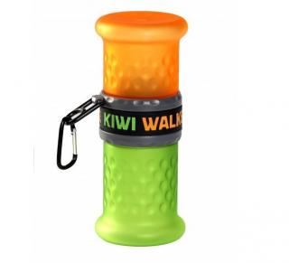 KIWI WALKER Cestovní láhev 2v1 oranž.-zelená 750+500ml