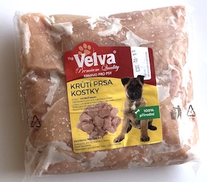 Krůtí prsa kostky 1kg - Velva