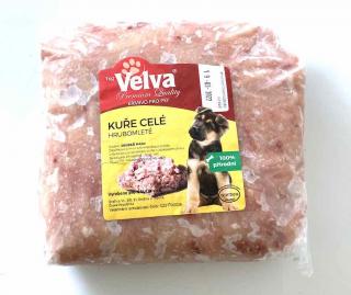 Kuře celé hrubomleté 1kg - Velva