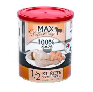 MAX Deluxe Dog 1/2 kuřete s vemínkem 800 g - Sokol Falco