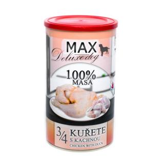 MAX Deluxe Dog 3/4 kuřete s kachnou 1200g - Sokol Falco