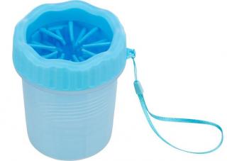 PAW CLEANER - kalíšek k čištění tlapek, silikon/plast, modrá L/XL