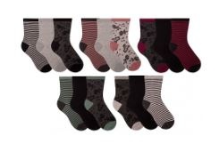 Bavlněné ponožky Boma s volným lemem  dámské - 3p