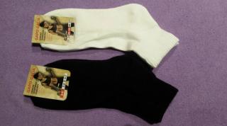 Ponožky Gapo bavlna - středně vysoké - černá