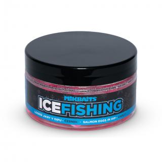 ICE FISHING pstruh řada - Lososí jikry v dipu Česnek 100ml  Kód na slevu 10%: SLEVA10