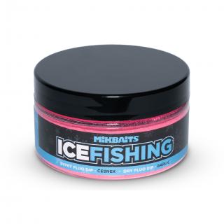 ICE FISHING pstruh řada - Sypký fluo dip Česnek 100ml  Kód na slevu 10%: SLEVA10