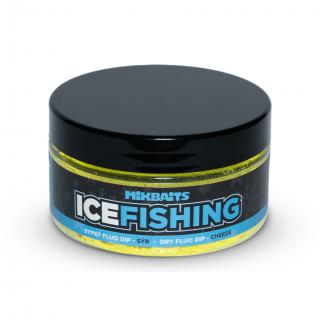 ICE FISHING pstruh řada - Sypký fluo dip Sýr 100ml  Kód na slevu 10%: SLEVA10