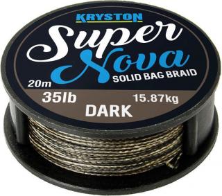 Kryston pletené šňůrky - Super Nova solid braid  Kód na slevu 10%: SLEVA10 Barva: černá, Návin: 20 m, Nosnost: 15 lb