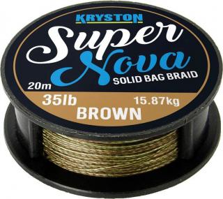 Kryston pletené šňůrky - Super Nova solid braid  Kód na slevu 10%: SLEVA10 Barva: Písková, Návin: 20 m, Nosnost: 15 lb