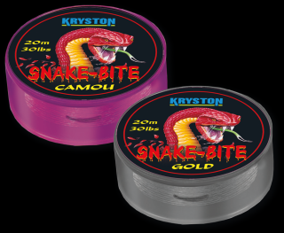 Kryston potahované šňůrky - Snake Bite Camou 20lb 20m  Kód na slevu 10%: SLEVA10