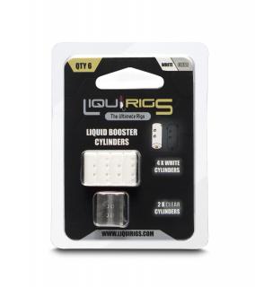 Liquirigs - Liquid Zig Booster kapsle, bílá a čirá 4+2ks  Kód na slevu 10%: SLEVA10