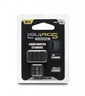 Liquirigs - Liquid Zig Booster kapsle, černá a čirá 4+2ks  Kód na slevu 10%: SLEVA10