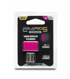 Liquirigs - Liquid Zig Booster kapsle, růžová a čirá 4+2ks  Kód na slevu 10%: SLEVA10