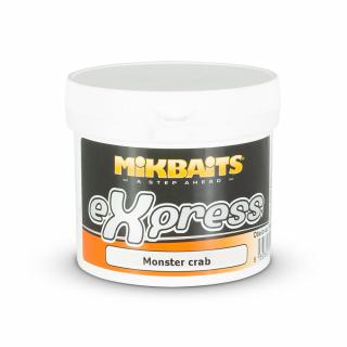 Mikbaits eXpress těsto  Kód na slevu 10%: SLEVA10 Hmotnost: 200 g, Příchuť: Monster Crab