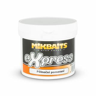 Mikbaits eXpress těsto  Kód na slevu 10%: SLEVA10 Hmotnost: 200 g, Příchuť: Půlnoční pomeranč