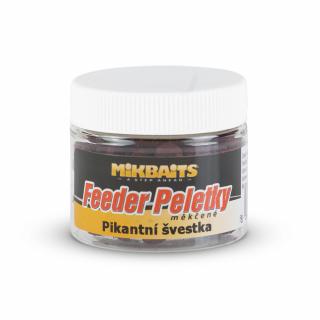 Mikbaits Feeder měkčené peletky  Kód na slevu 10%: SLEVA10 Objem: 50 ml, Příchuť: Pikantní švestka