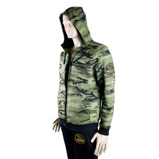 Mikbaits oblečení - Mikina Zip up camou 3XL  Kód na slevu 10%: SLEVA10