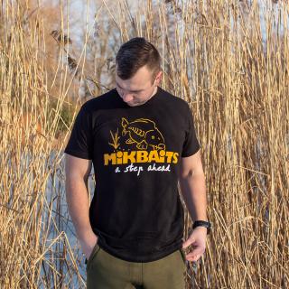 Mikbaits oblečení - Tričko Mikbaits černé 4XL  Kód na slevu 10%: SLEVA10