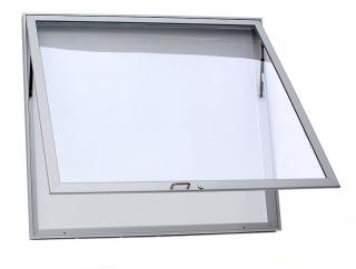 Jednokřídlá venkovní vitrína magnetická L60 - 12xA4 / B1000x940 mm