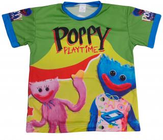Dětské tričko Poppy barevné Velikost: 116 cm (3-4 roky)