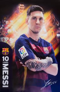 Plakát Messi Barcelona pouze k vyzvednutí v obchodě Praha 4