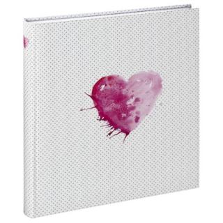 Svatební fotoalbum na fotorůžky - 50 stran - Růžové srdce